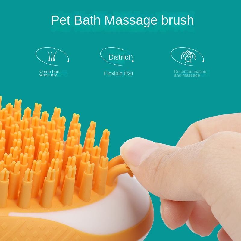 Dog Massaging Bath Brush