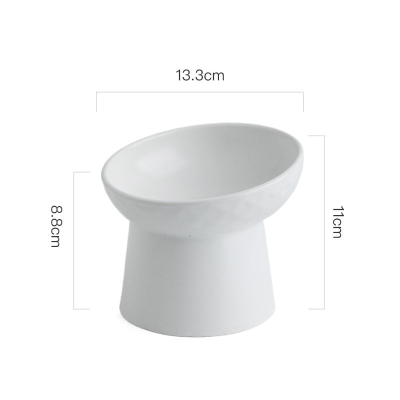 Oblique Cat Bowl