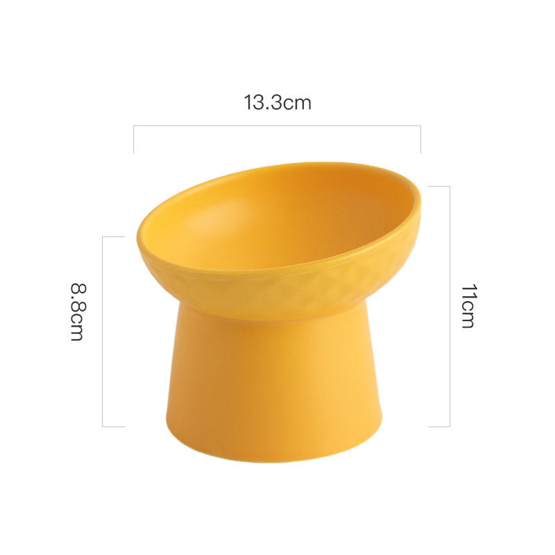Oblique Cat Bowl