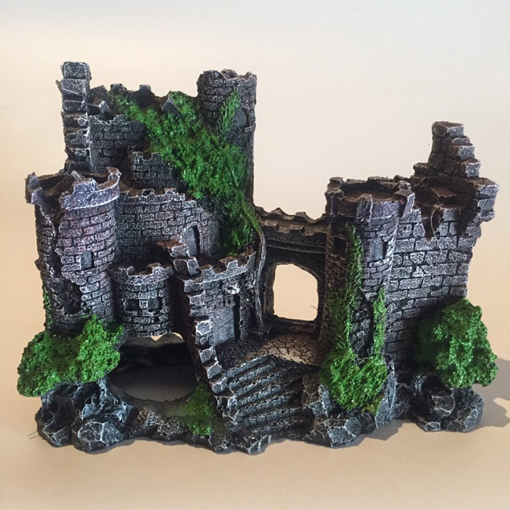 Resin Castle Decoration For Fish tank