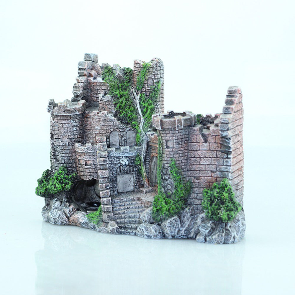 Resin Castle Decoration For Fish tank
