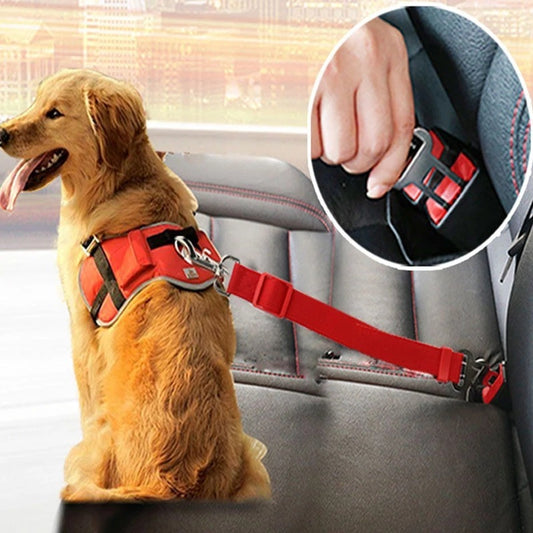 Adjustable Cat / Dog Car Seat Belt for Harnesses