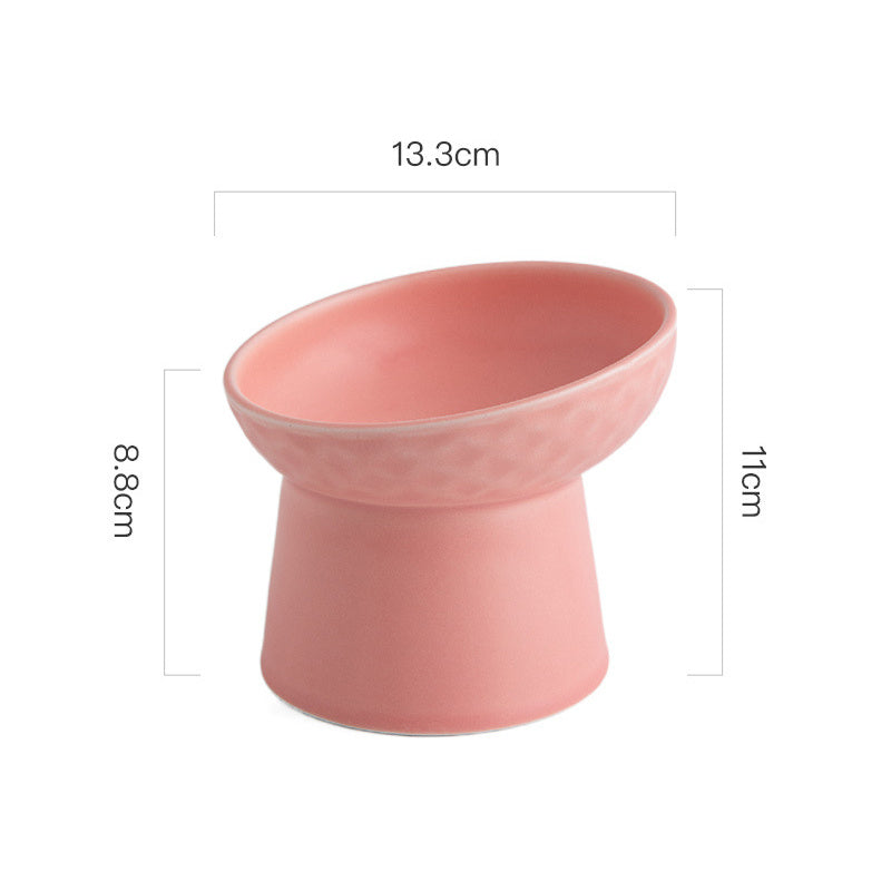 Oblique Cat Bowl