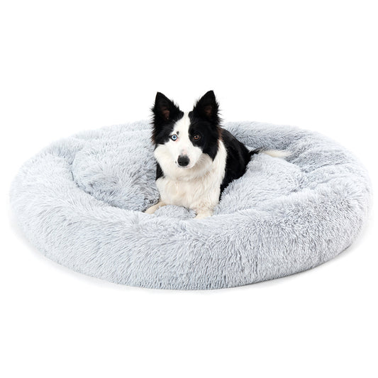 Fluffy Donut Dog Bed