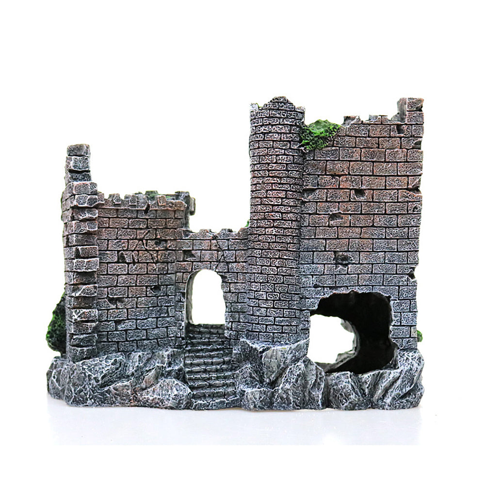 Resin Castle Decoration For Fish tank