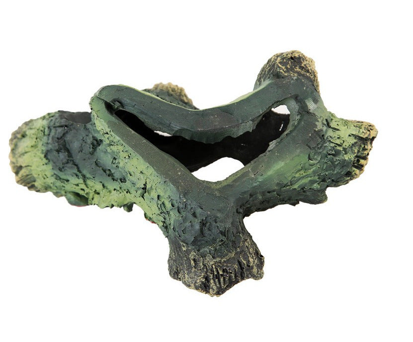 Hollow Tree Stump Aquarium Decoration