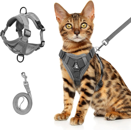 Reflective  Cat Harness And Leash