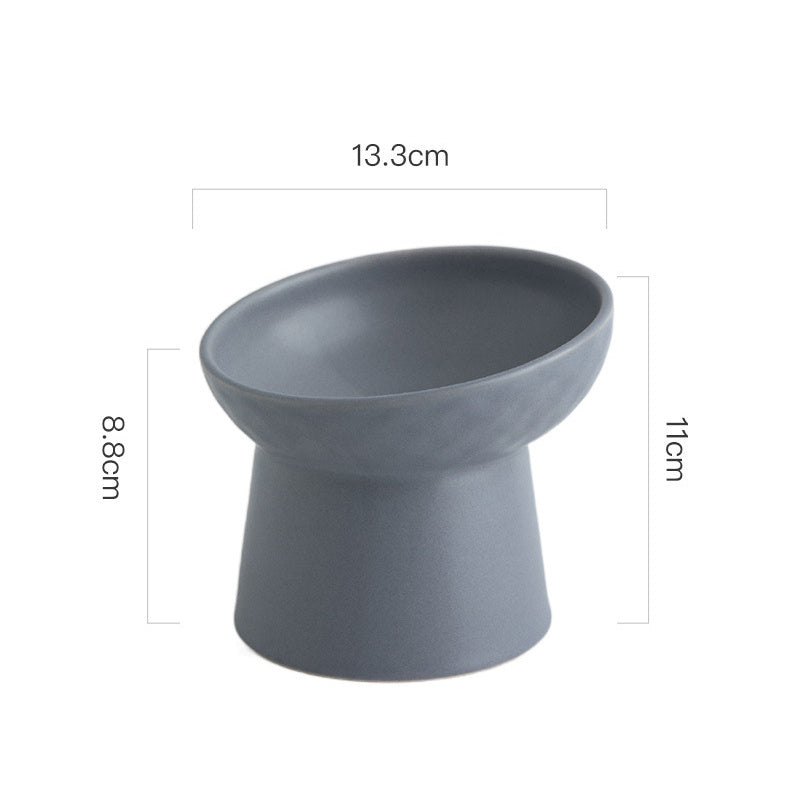 Oblique Cat Bowl