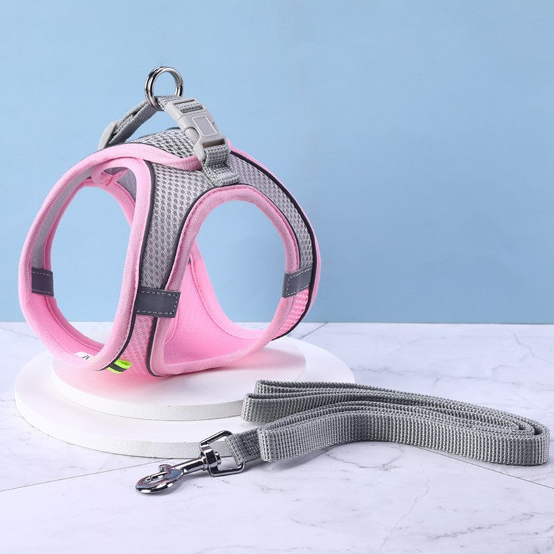 Reflective Dog  Harness and leash